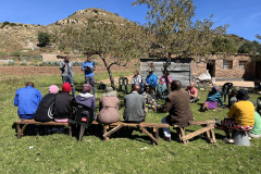 Brett preaching in Manganeg.