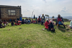 Pastor Marc preached in the village of Ha Mpusi
