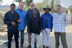 University students meeting with our team for breakfast.