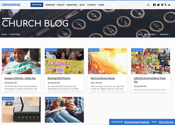 CrossRidge Blog with news and articles about CrossRidge Church
