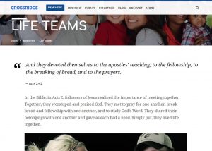 Life Teams at CrossRidge Church