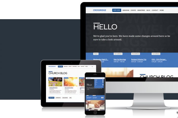 CrossRidge Church New Website