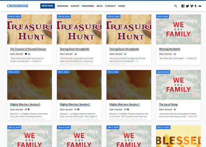 CrossRidge Church Sermons