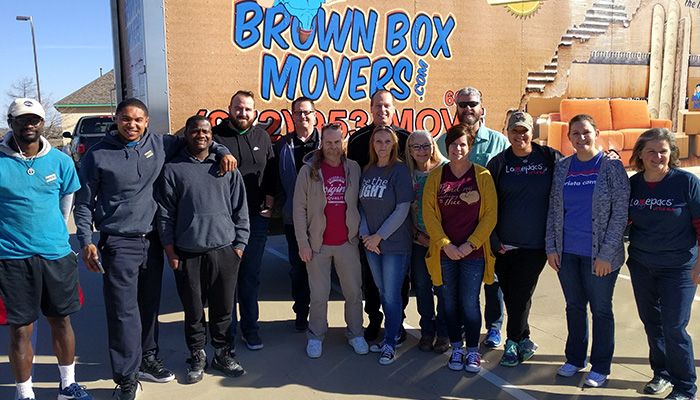 Picture of some of the staff and volunteers of Lovepacs and CrossRidge Staff